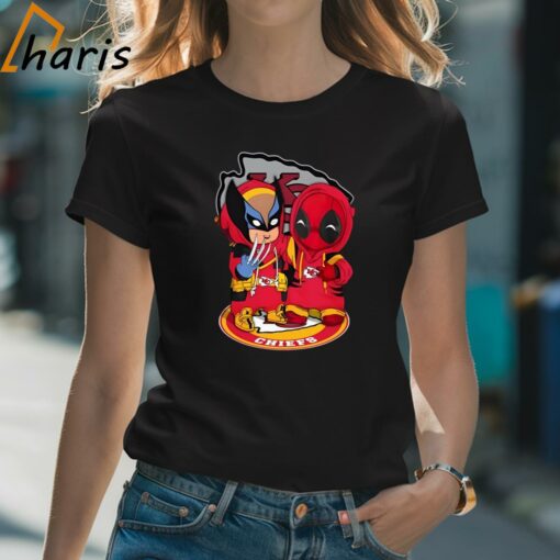 Kansas City Chiefs Marvel Wolverine Deadpool True Friends T-shirt