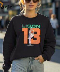 Karson Ligon 13 Miami Hurricanes Baseball Shirt 4