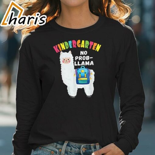 Kindergarten No Prob-Llama First Day Of School T-shirt