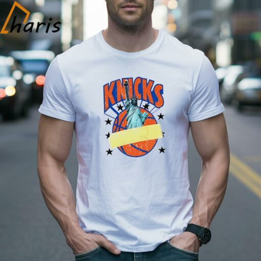 Knicks Basketball Statue Of Liberty New York Shirt