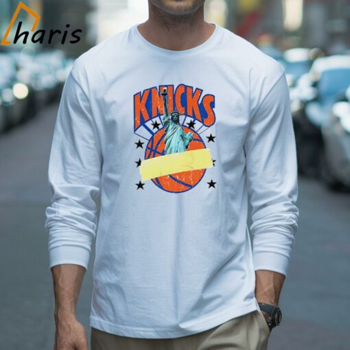 Knicks Basketball Statue Of Liberty New York Shirt