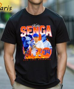 Kodai Senga New York Mets Lightning Retro Mets Shirt