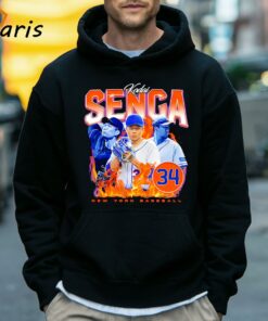 Kodai Senga New York Mets Lightning Retro Mets Shirt 5