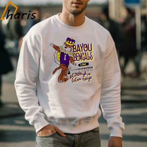 LSU Tigers Bayou Bengals Saturday In Baton Rouge Mascot Shirt