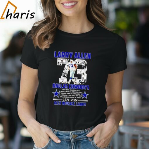 Larry Allen 73 Dallas Cowboys 1971 2024 Rest In Peace Larry shirt