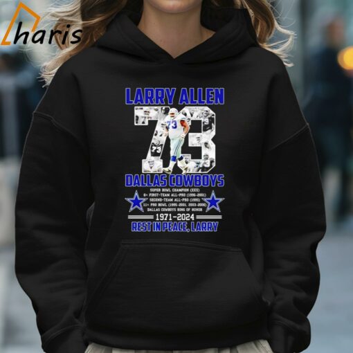 Larry Allen 73 Dallas Cowboys 1971 2024 Rest In Peace Larry shirt