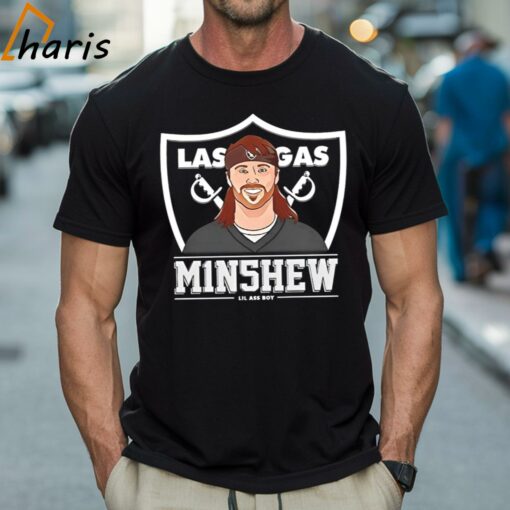 Las Vegas Raiders Gardner Minshew Lil Ass Boy Cartoon Shirt