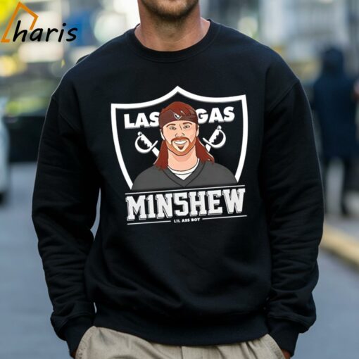 Las Vegas Raiders Gardner Minshew Lil Ass Boy Cartoon Shirt