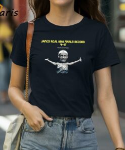 Lebron James Real NBA Finals Record 4-17 We Are All Witnesses Shirt