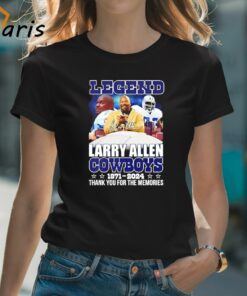 Legend Larry Allen Dallas Cowboys 1971-2024 Thank You For The Memories T-Shirt
