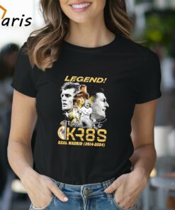Legend Real Madrid Toni Kroos Kr8S 2014-2024 Signatures T-Shirt