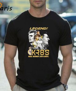 Legend Real Madrid Toni Kroos Kr8S 2014-2024 Signatures T-Shirt