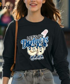 Lets Go Los Angeles Dodgers Baseball Shirt 4