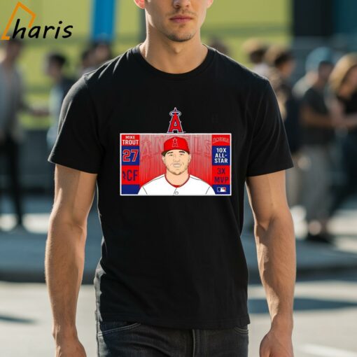 Los Angeles Angels 27 Mike Trout 10x all-star 3x MVP shirt