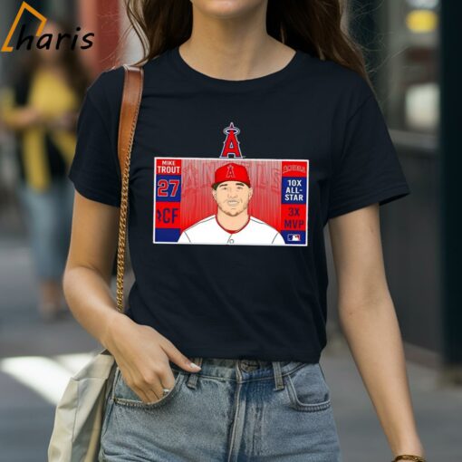 Los Angeles Angels 27 Mike Trout 10x all-star 3x MVP shirt