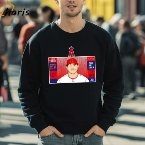 Los Angeles Angels 27 Mike Trout 10x all-star 3x MVP shirt