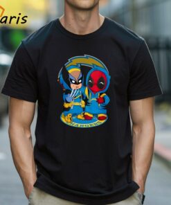 Los Angeles Chargers Marvel Wolverine Deadpool True Friends T-Shirt