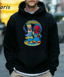 Los Angeles Chargers Marvel Wolverine Deadpool True Friends T Shirt 5