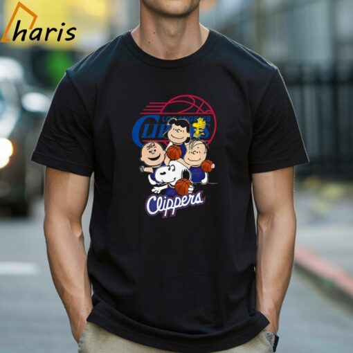 Los Angeles Clippers Peanuts Characters Shirt