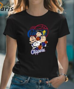 Los Angeles Clippers Peanuts Characters Shirt