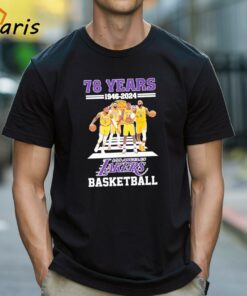 Los Angeles Lakers 78 Years Of The Memories And Achievements 1946-2024 T-Shirt