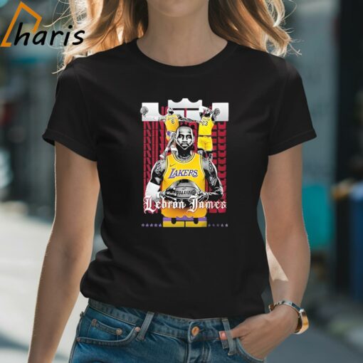 Los Angeles Lakers LeBron James True King Fan T-Shirt