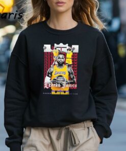 Los Angeles Lakers LeBron James True King Fan T Shirt 3