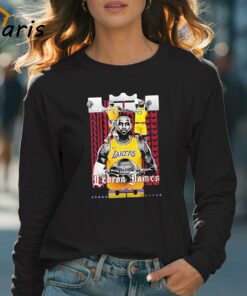 Los Angeles Lakers LeBron James True King Fan T Shirt 4