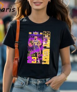 Los Angeles Lakers No. 23 LeBron James True King Fan T-shirt