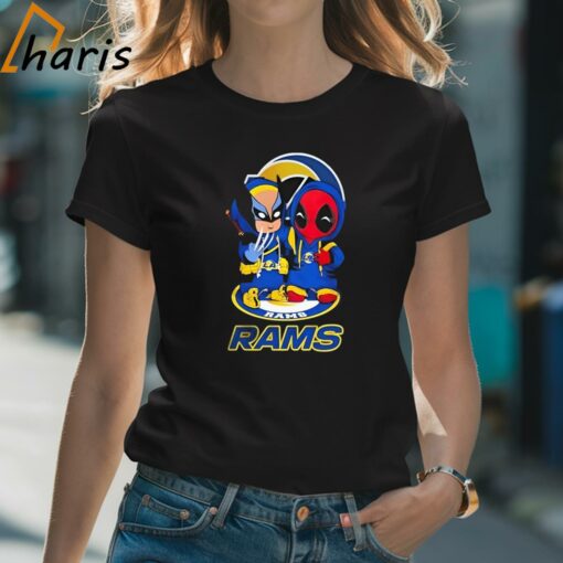 Los Angeles Rams Marvel Wolverine Deadpool True Friends T-Shirt