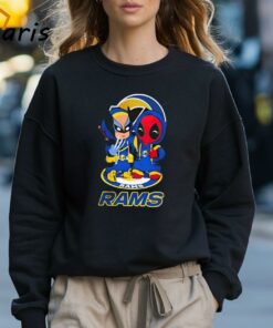 Los Angeles Rams Marvel Wolverine Deadpool True Friends T Shirt 3