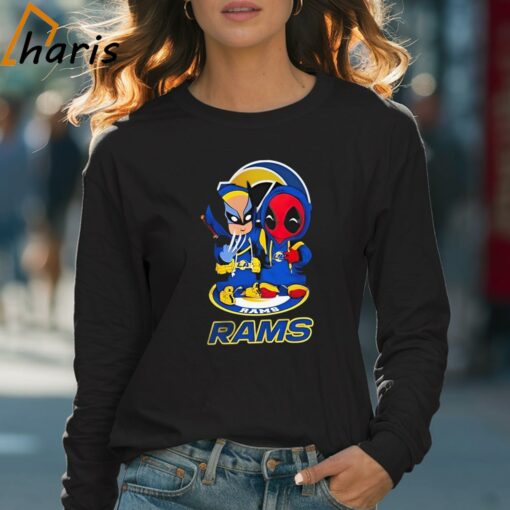 Los Angeles Rams Marvel Wolverine Deadpool True Friends T-Shirt