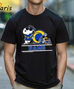 Los Angeles Rams Snoopy Football Captain Peanuts Team 2024 T-shirt