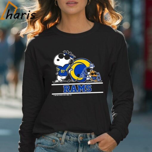 Los Angeles Rams Snoopy Football Captain Peanuts Team 2024 T-shirt