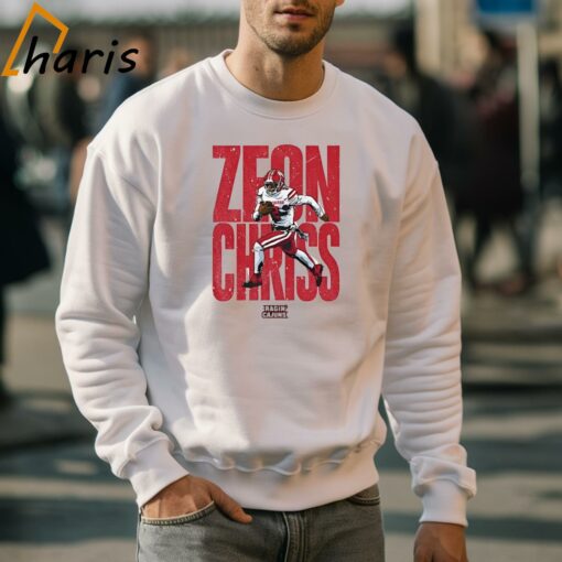 Louisiana NCAA Football Zeon Chriss Caricature T-shirt