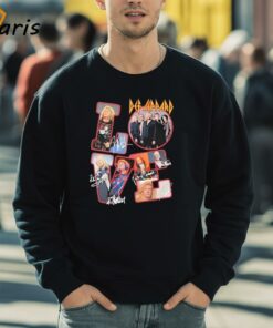 Love Def Leppard Rock Band Signatures T Shirt 5