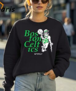 Lucky The Leprechaun Mascot Boston Celtics Basketball Shirt 4