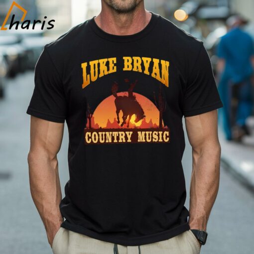 Luke Bryan Cowboy Country Music T-shirt