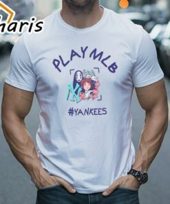 MLB Anime Spirited Away Play Yankees T-Shirt