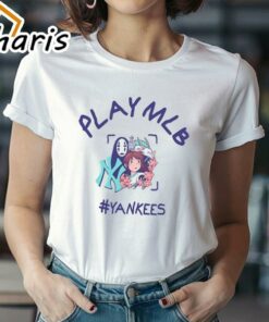 MLB Anime Spirited Away Play Yankees T-Shirt