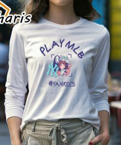 MLB Anime Spirited Away Play Yankees T Shirt 4