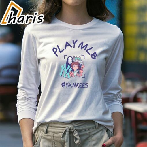 MLB Anime Spirited Away Play Yankees T-Shirt