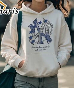 MLB Floral Blue Star Yankees T Shirt 3