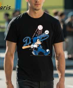 MLB Los Angeles Dodgers Mickey Mouse Player T-shirt