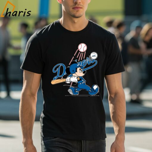 MLB Los Angeles Dodgers Mickey Mouse Player T-shirt