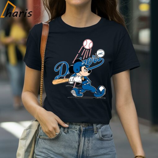 MLB Los Angeles Dodgers Mickey Mouse Player T-shirt