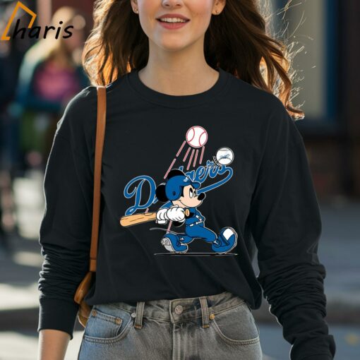 MLB Los Angeles Dodgers Mickey Mouse Player T-shirt