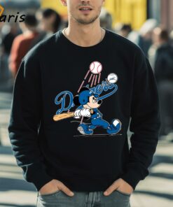 MLB Los Angeles Dodgers Mickey Mouse Player T shirt 5