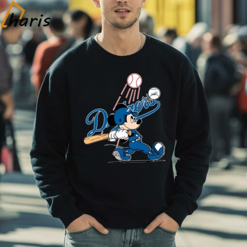 MLB Los Angeles Dodgers Mickey Mouse Player T-shirt