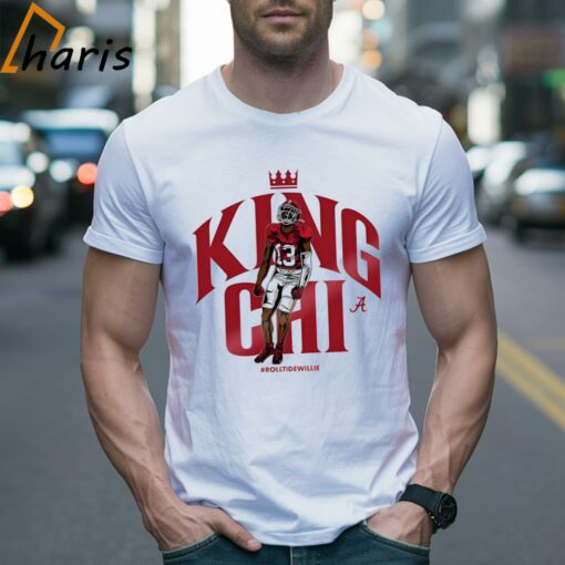 Malachi Moore King Chi Alabama Crimson Tide Football Cartoon Shirt